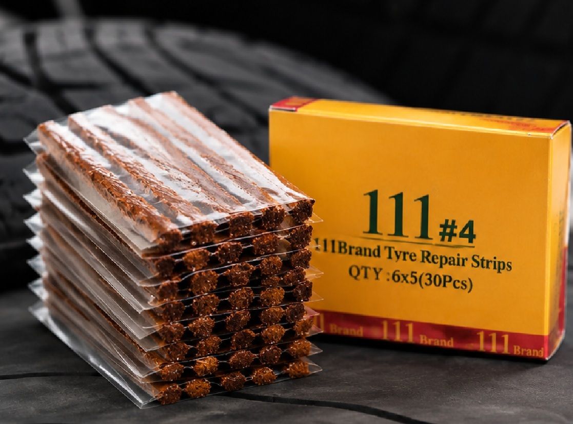 kribrickston #4 Tyre Repair Strips Quantity : 6x5 (30Pcs) Tubeless Tyre Puncture Repair Kit-picture-32