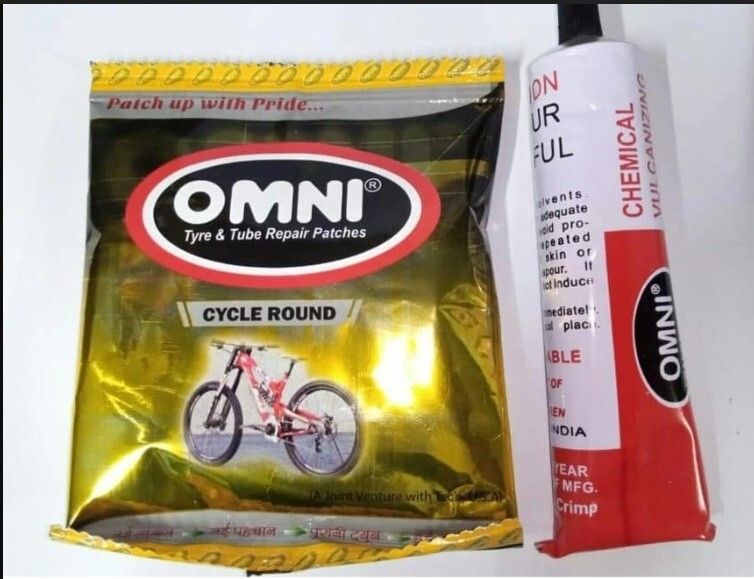 pmw Tire Repair Patches Cycle Round -100Pcs with CVF Adhesive Tubed Tyre Puncture Repair Kit-picture-12