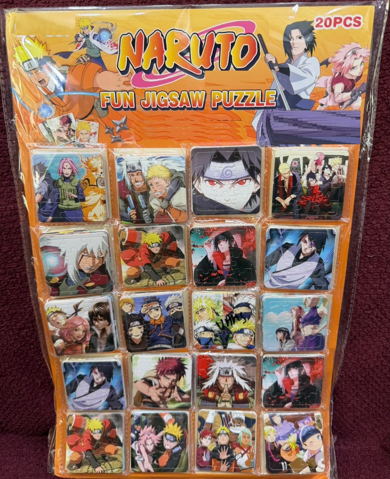 giftsrus Naruto Fun Jigsaw Puzzle-Mini 20 Puzzles for Kids Birthday Gift Rakhi-picture-11