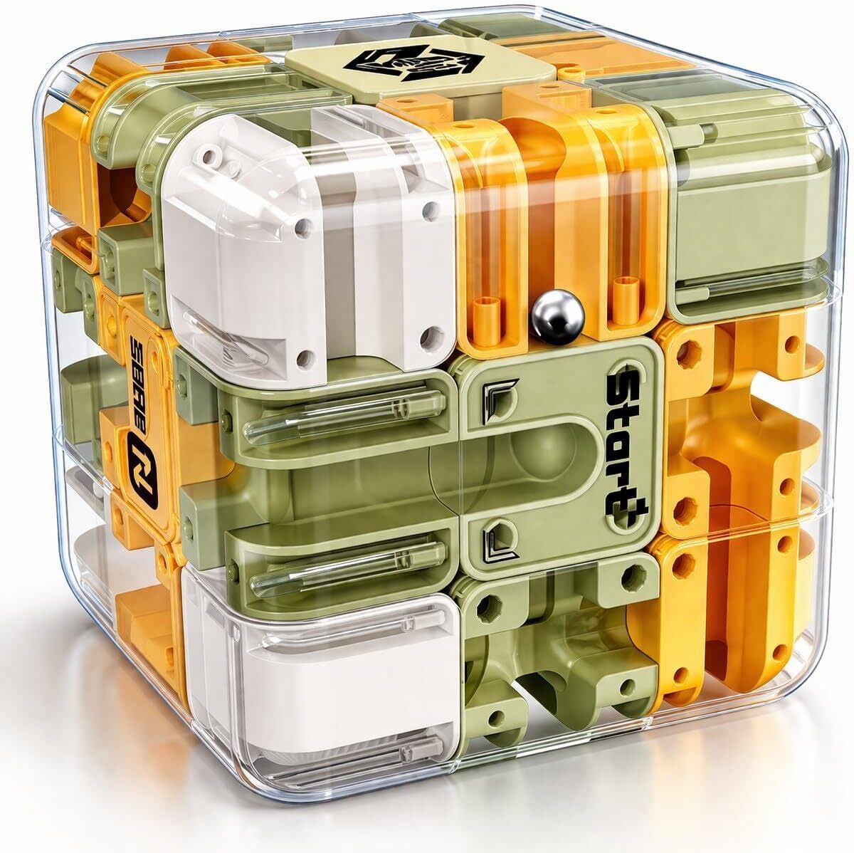 STORE 3D Ball Rolling Maze Puzzle Cube (1 Pieces)-image-3