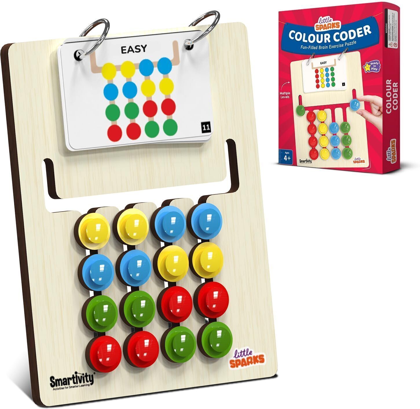 Slide Puzzle - Color & Pattern Matching Learning Toys for Kids 4-8 Years-image-2