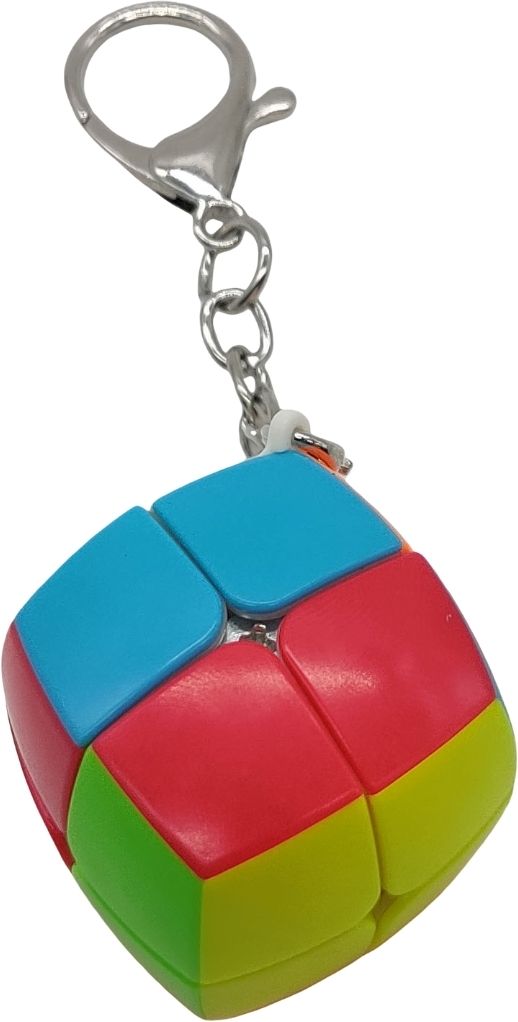 hawkister QiYi Mini 2x2 Keychain Cube Stickerless 3 CM Keyring Magic Puzzle-picture-12