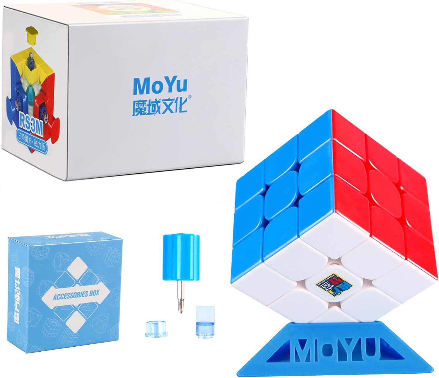 MoYu RS3M Magnetic Cube (Standard Version) Speed Cube 3x3 Sticker-Less