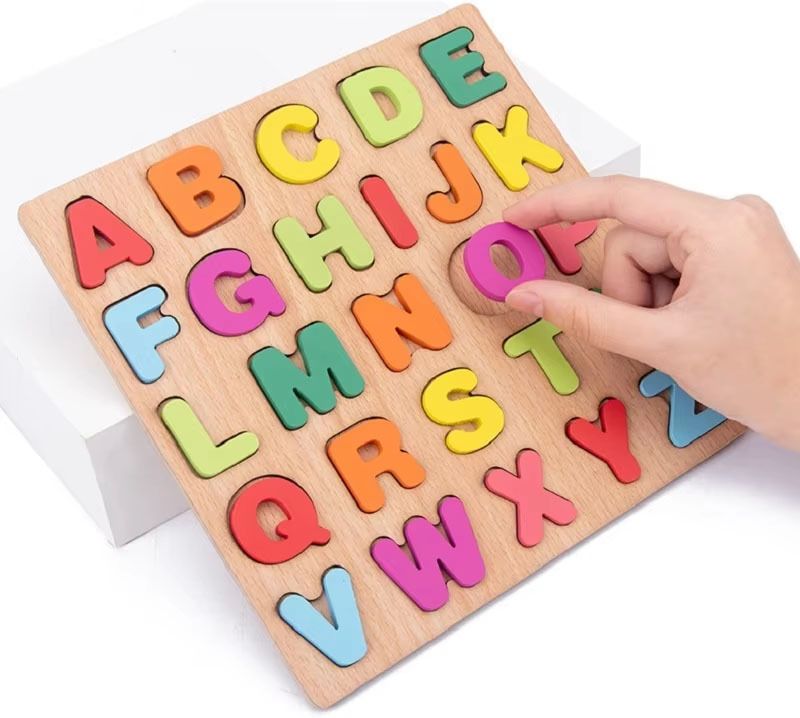 Alphabet Puzzles Pictures Montessori Educational Learning ABC Letters-image-27