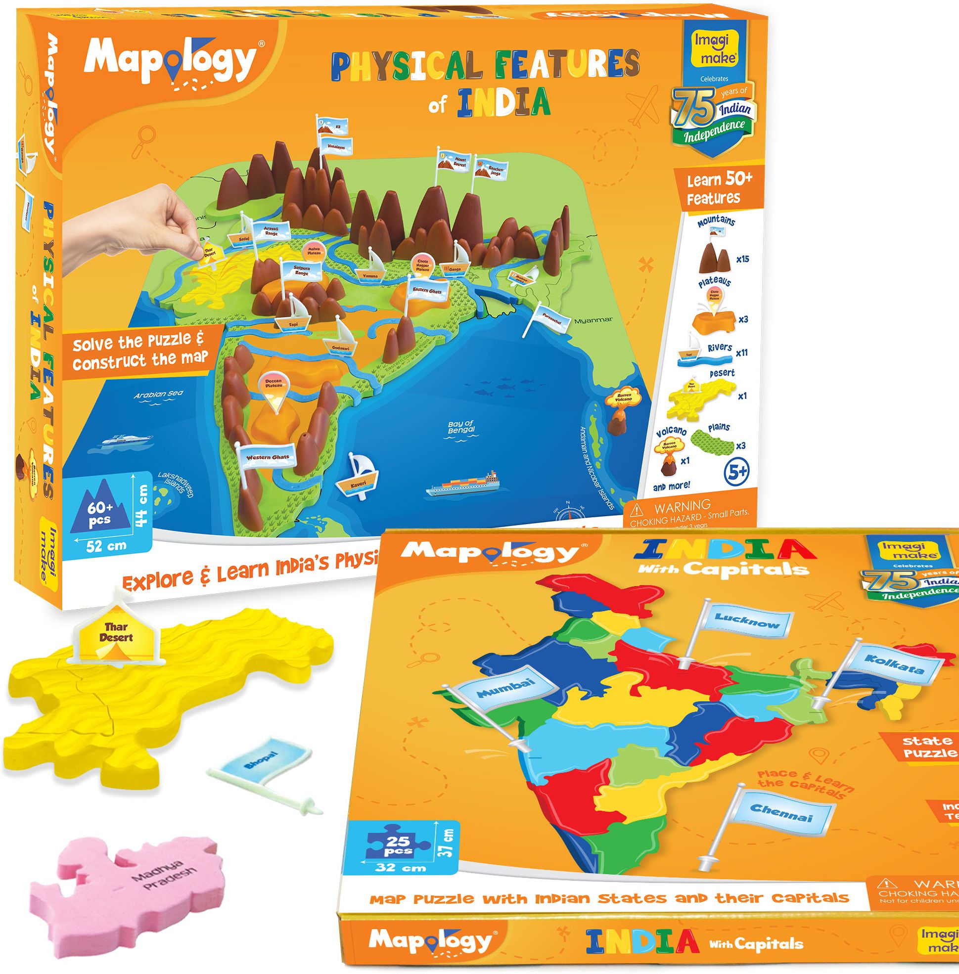 Mapology – India Political & Physical Map Puzzle