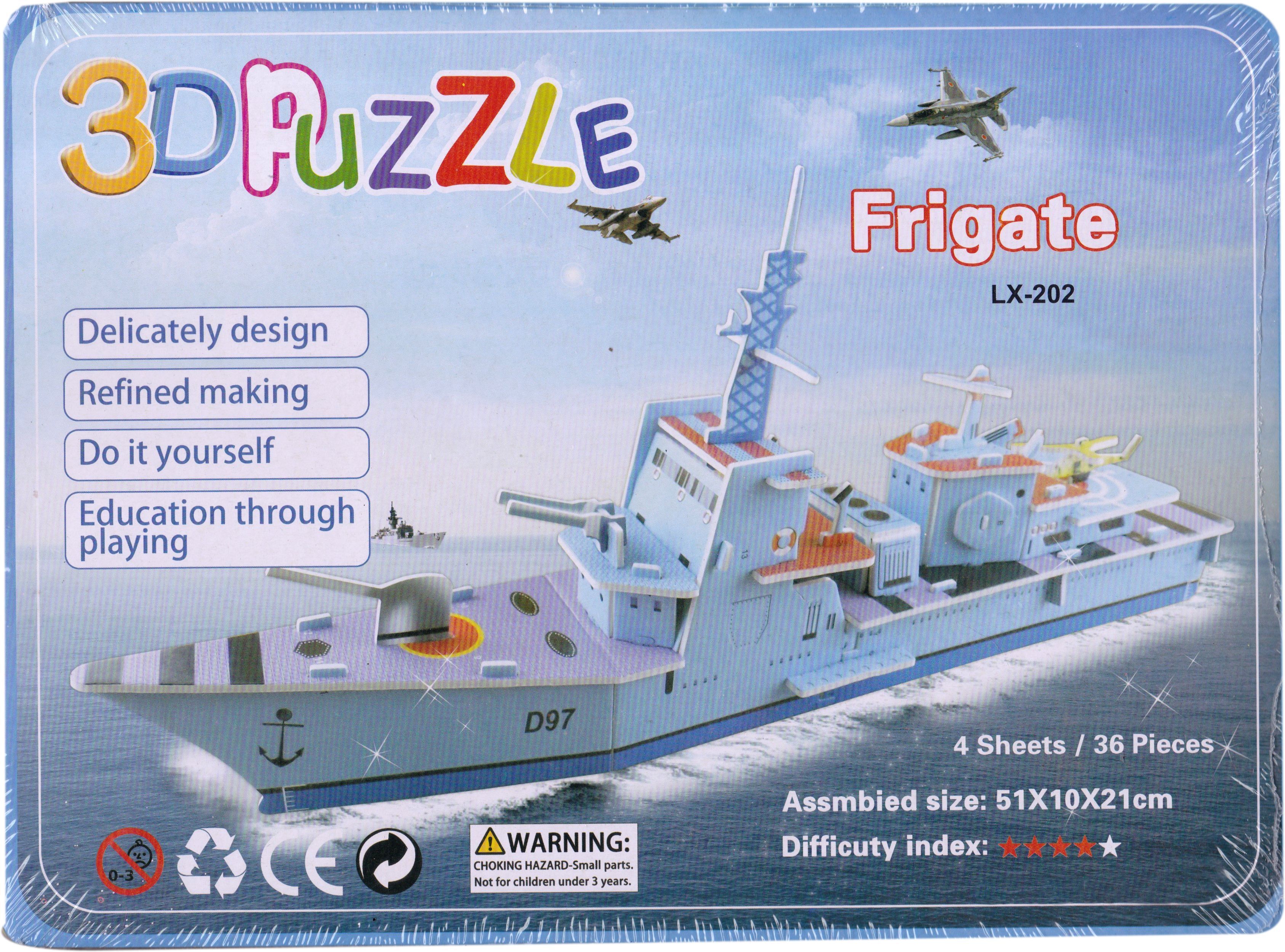 funuwa toys AI4S, Puzzle Frigate Ship, Educational Kit, L_P_202-picture-28