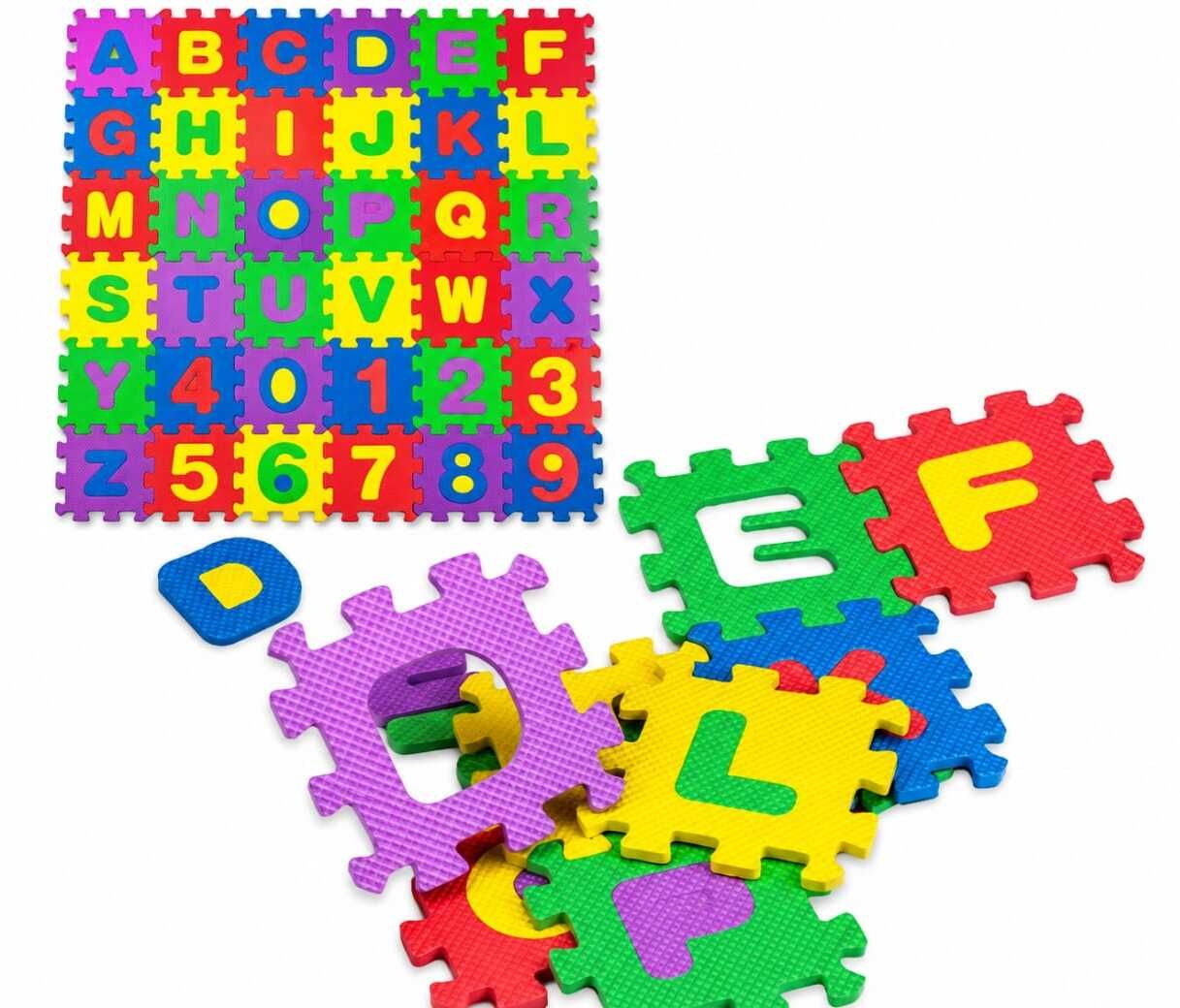 36 PCS Alphabet & Number EVA Foam Puzzle Mat-image-7