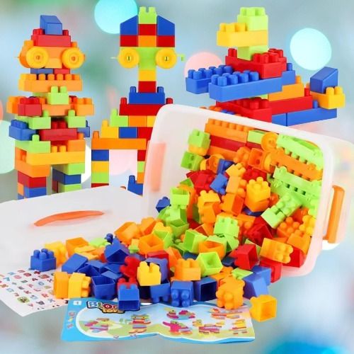 arizon 100+Pcs Building Blocks Puzzle Educational Learning Brain Game Gift Toy-picture-37