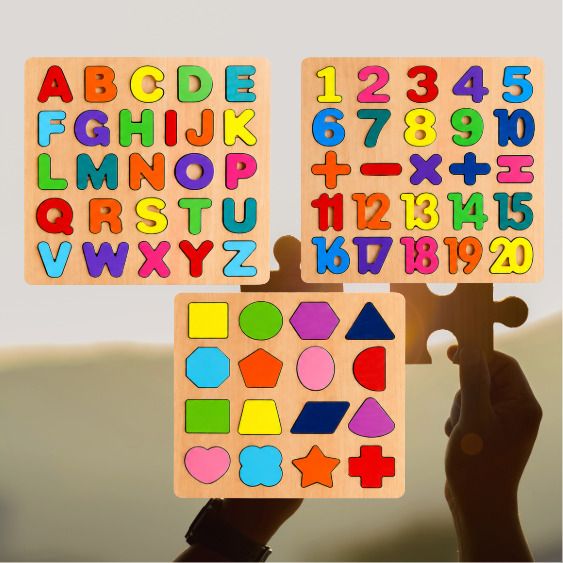 Kids Wooden Puzzle Combo Set AWP127-image-49
