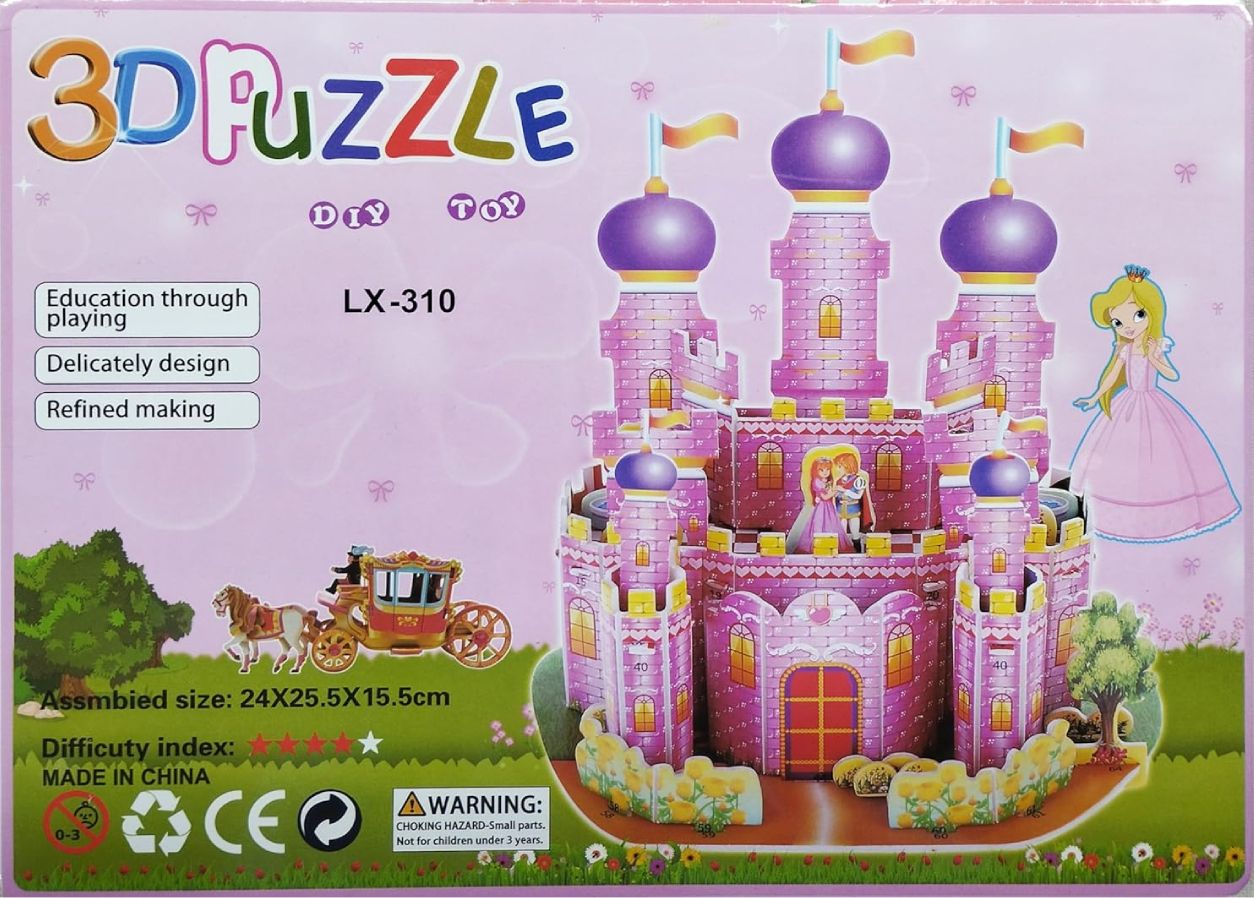 3D Puzzle princess castle-image-26