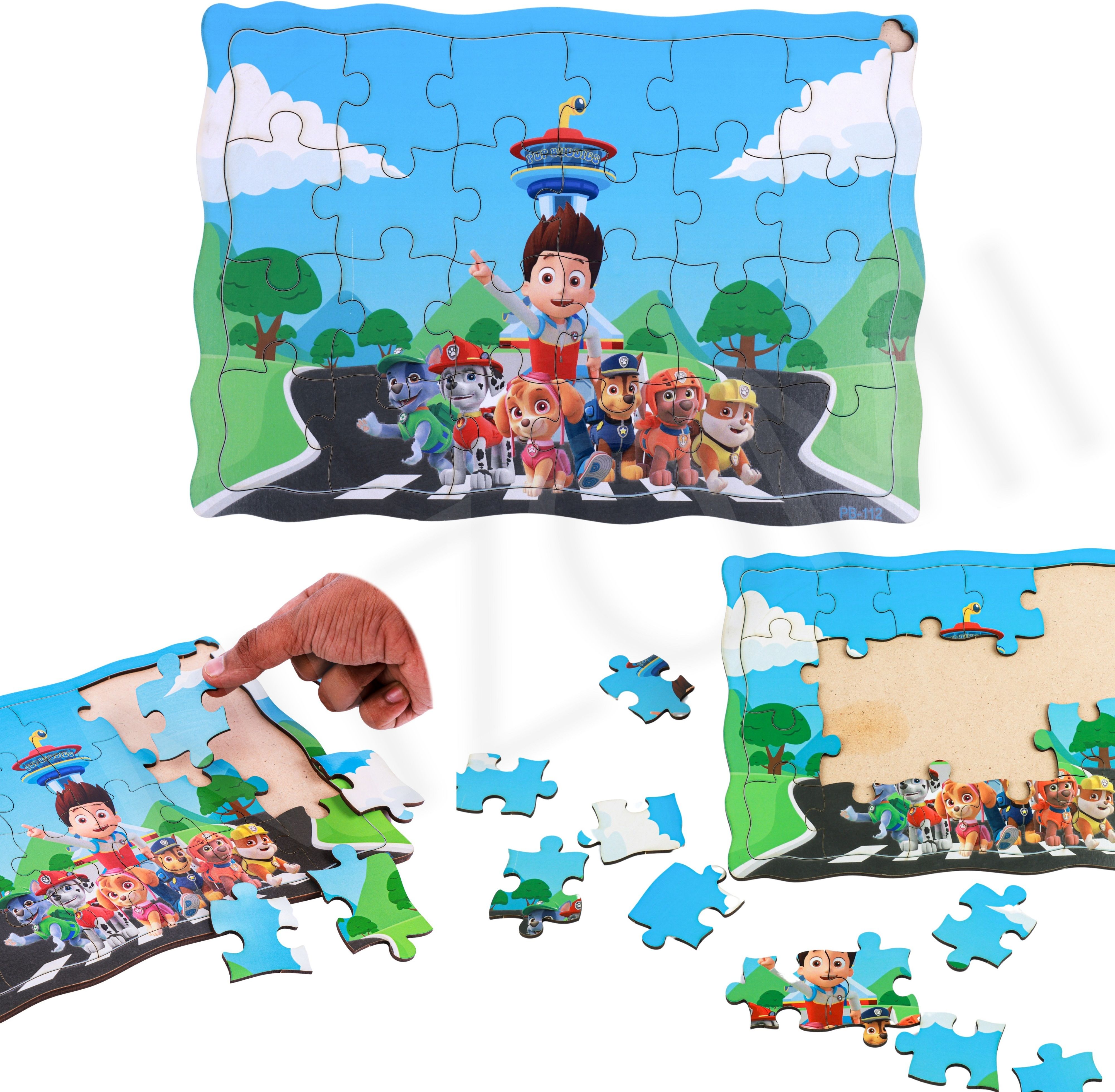 nizomi Wooden All Pup Buddies Jigsaw Puzzle Learning Educational Toys For Kids-picture-19