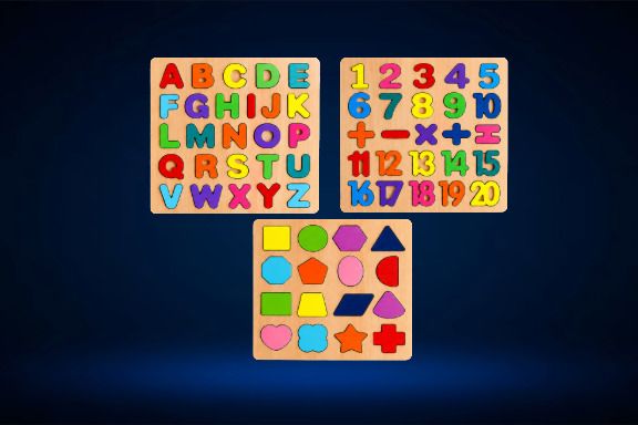 Kids Wooden Puzzle Combo Set AWP697-image-40