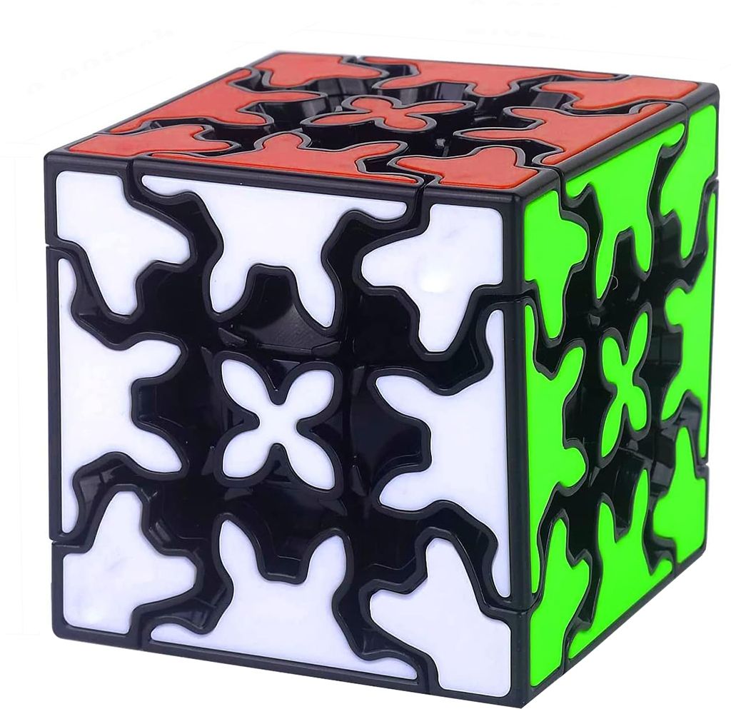 hawkister QiYi 3x3x3 Gear Cube with Three-Dimensional Structure Magic Puzzle-picture-10