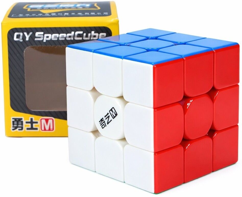 cuberkart QiYi Warrior M 3x3 Magnetic | UV Coated Stickerless Speed Cube-picture-10