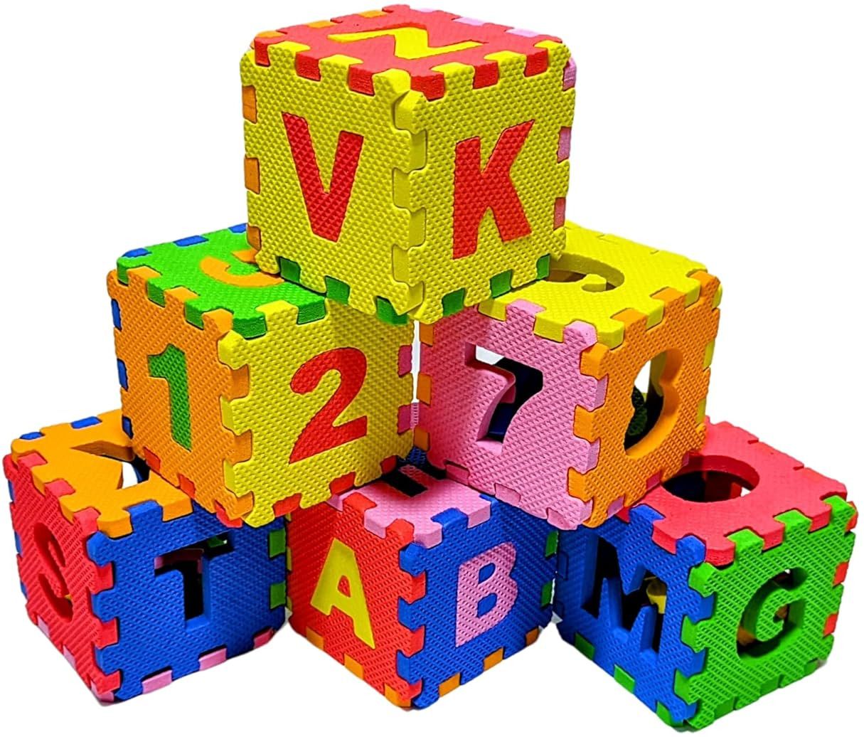 Learning Alphabet and Number Mat for Kids - Multi-Color ( 36 pcs )-image-35