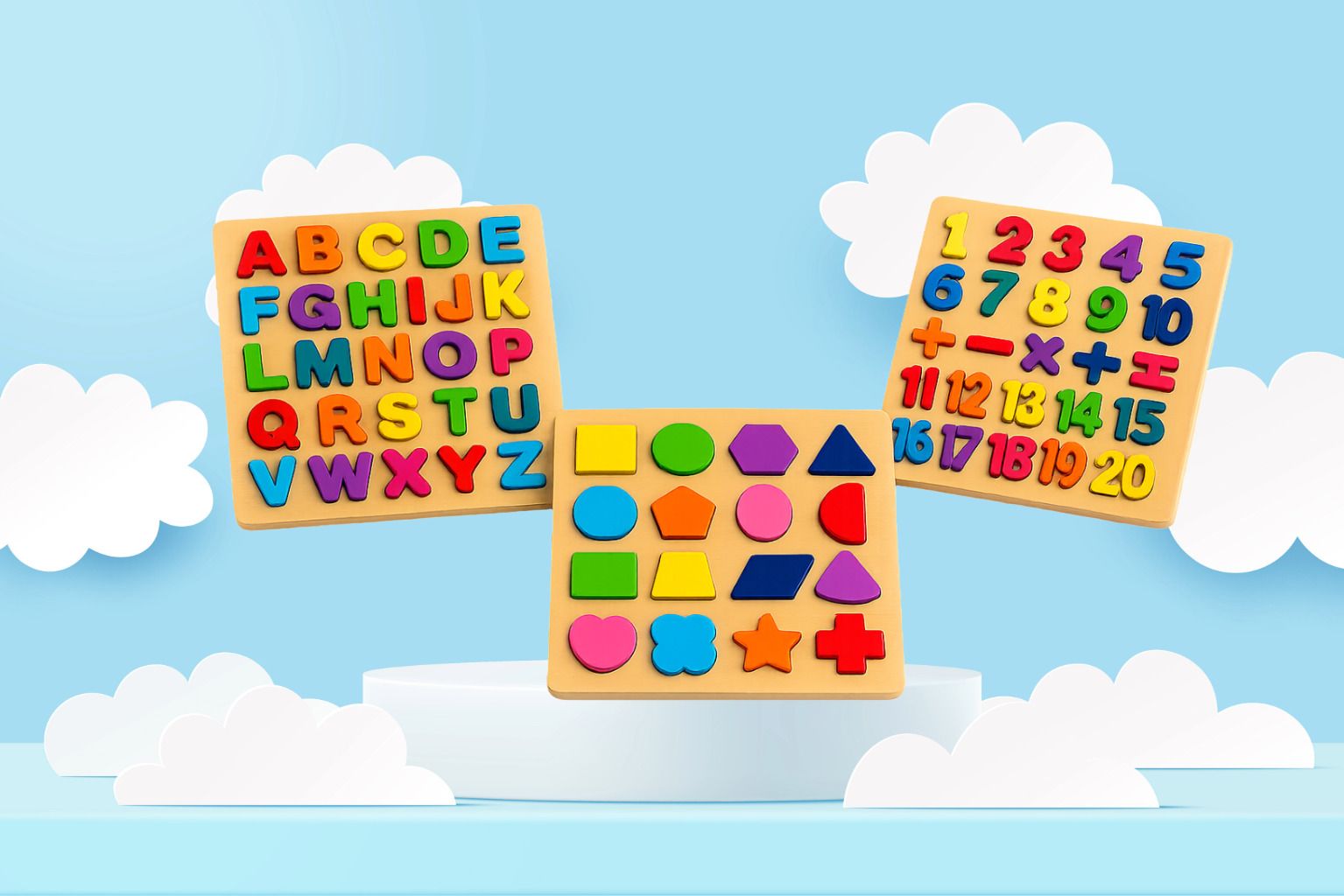 Kids Wooden Puzzle Combo Set AWP907-image-40