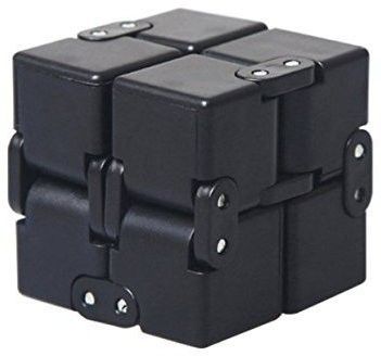 shivsoft Infinity Fidget Cube for Stress Relief (Full Black)-picture-18