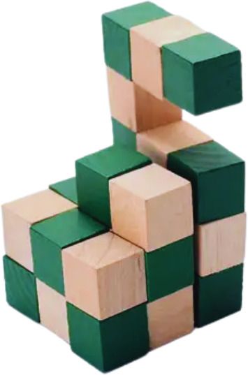 Wooden Snake Cube Puzzle-image-8