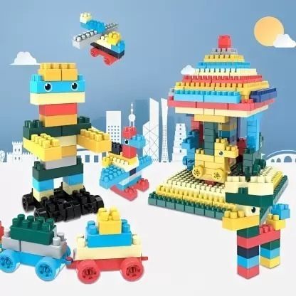 arizon 100+Pcs DIY Building Block Puzzle Educational Learning Toy-picture-30