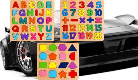Kids Wooden Puzzle Combo Set AWP710-image-41