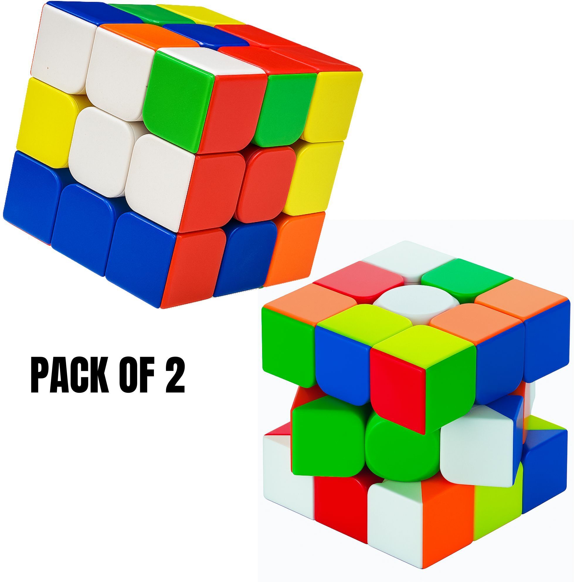 High Speed Stickerless Rubik Cube 3x3, Smooth Rotation with Durable Puzzle Toy-image-9