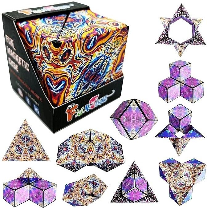 toyoye Magic Cube Shape Shifting Puzzle Box - Magnetic Cube Puzzle-picture-30