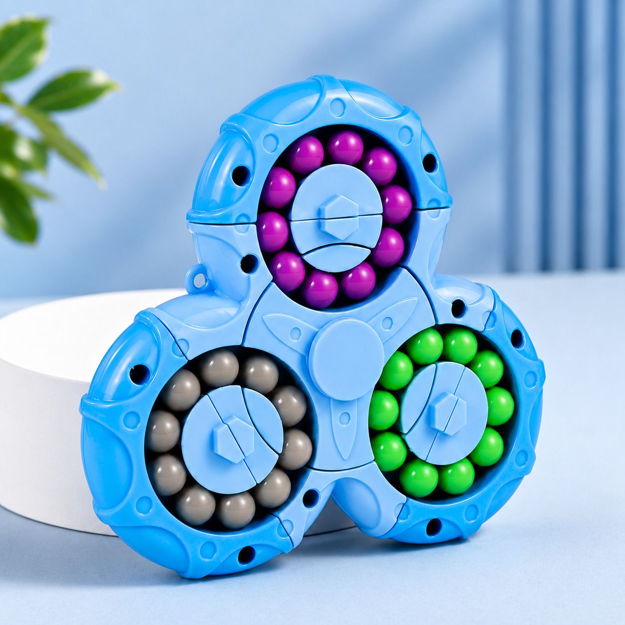 homentra Magic Bean Educational IQ Puzzle Spinner Color Matching Toy-picture-9