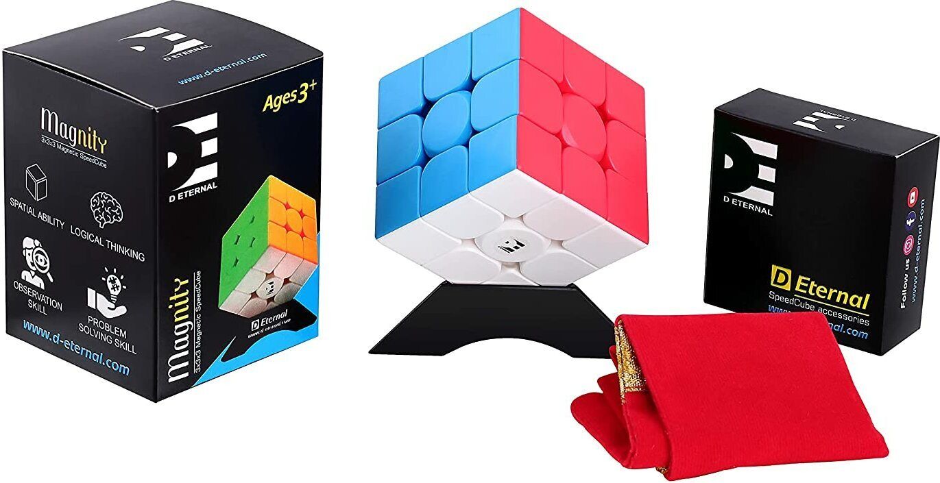 Magnity 3M Cube 3x3 High Speed Stickerless Magic Puzzle-image-11