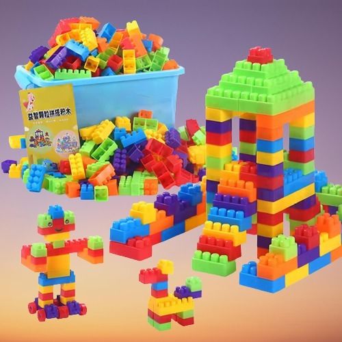 ProgressBuild: DIY Plastic Building Blocks Toys for Kids, 100+ Pieces, Ages 3+-image-8