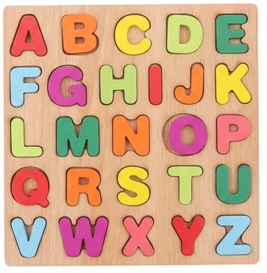 Wooden ABC Alphabet Puzzle for Kids – Montessori Educational Learning Toy-image-26