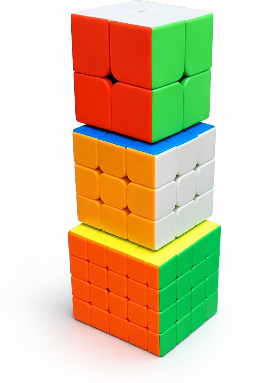 3-in-1 Magic Speed Cube Set (2x2, 3x3, 4x4)for Kids & Adults-image-39