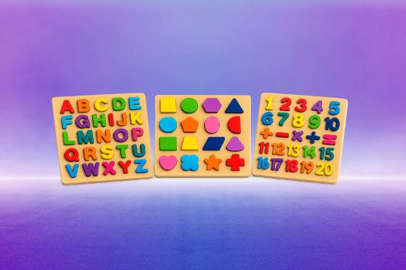 Kids Wooden Puzzle Combo Set AWP538-image-38