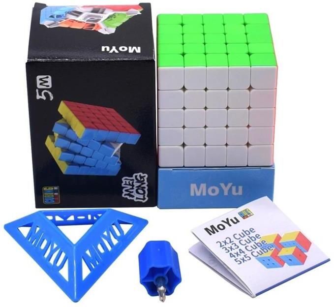 toyrentto MoYu 5x5 Magnetic Speed Cube with Adjustment Tool & Guide - Smooth Puzzle-picture-27