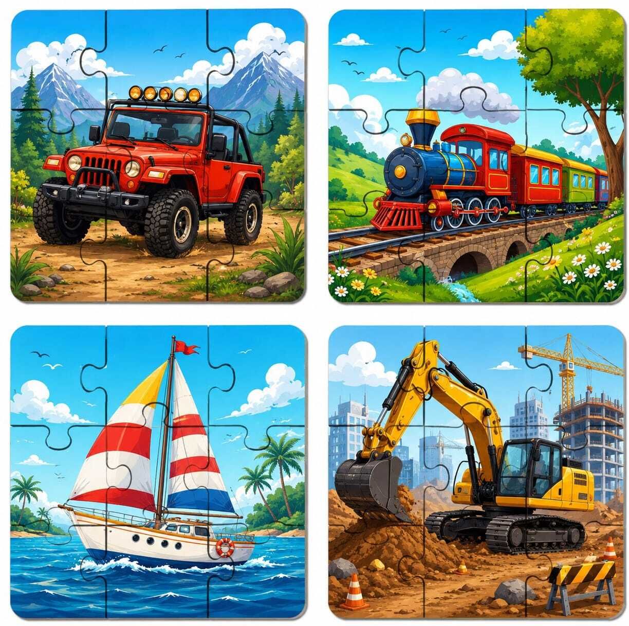 WOODEN PUZZLE FOR KID & CHILDREN-image-18