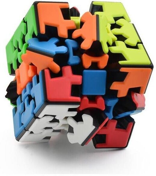 3x3 Gear Plastic Tile Black Cube-image-23