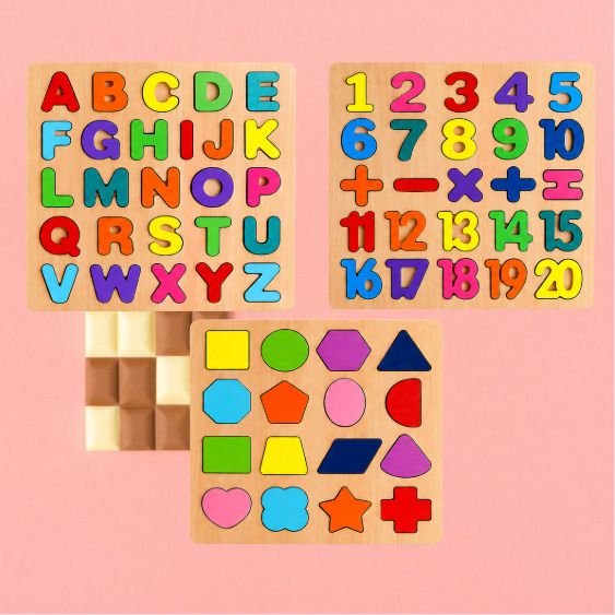 Kids Wooden Puzzle Combo Set AWP138-image-40