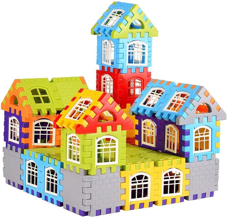 Happy House Building Blocks, Learning/Educational Puzzle Toy,Best Gift for Kids