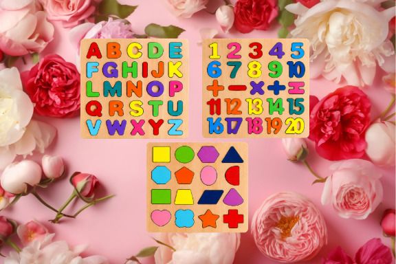 Kids Wooden Puzzle Combo Set AWP381-image-47