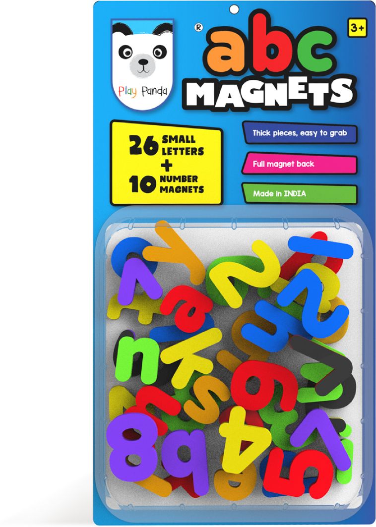 ABC Magnets Small Letters - Thick Magnets with Full Magnet Back-image-43