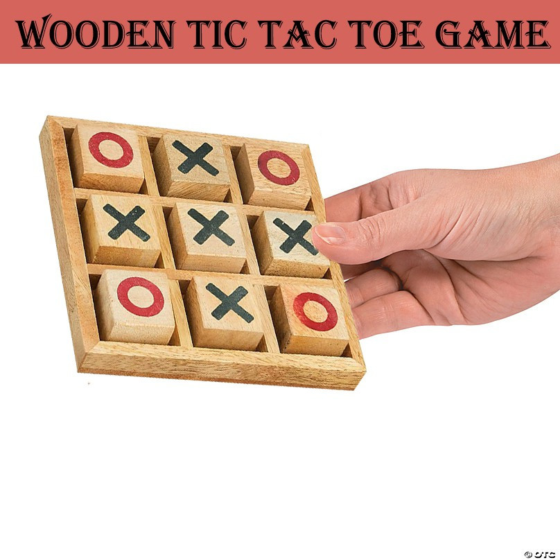 forsikha Classic Zero and Cross Puzzle Game, Tic Tac Toe Board Game for Kids X & O Blocks image 1
