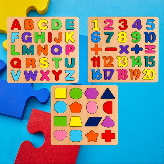 Kids Wooden Puzzle Combo Set AWP110-image-38
