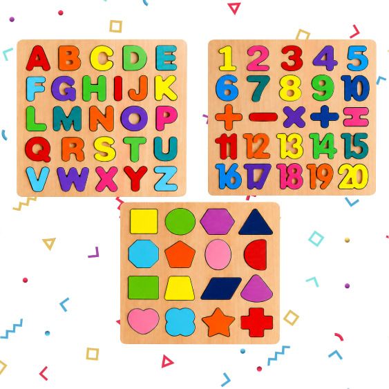 Kids Wooden Puzzle Combo Set AWP194-image-33