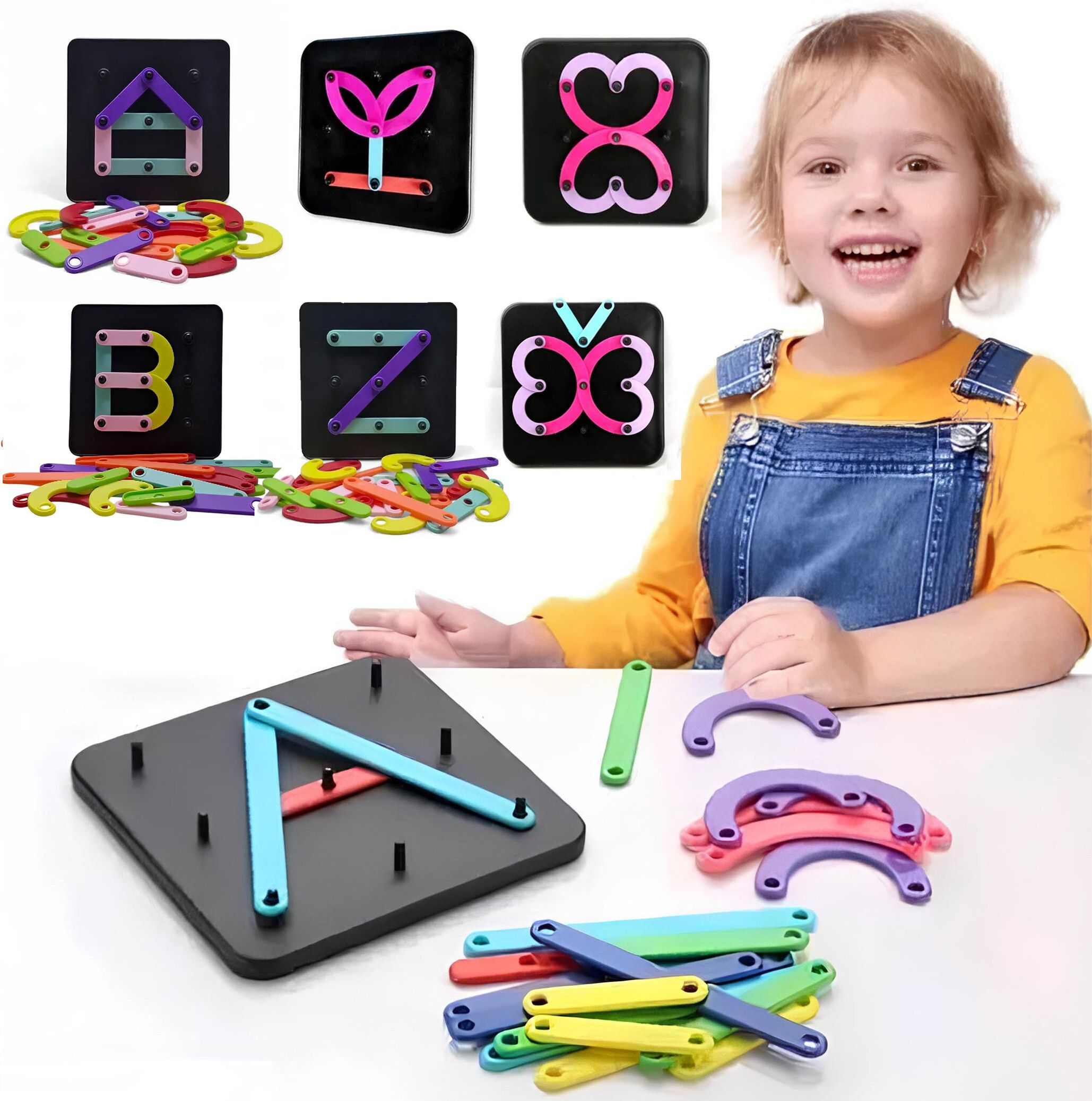 Alphanumeric A-Z & Number Assembling Shape Learning Educational toys for kids-image-11