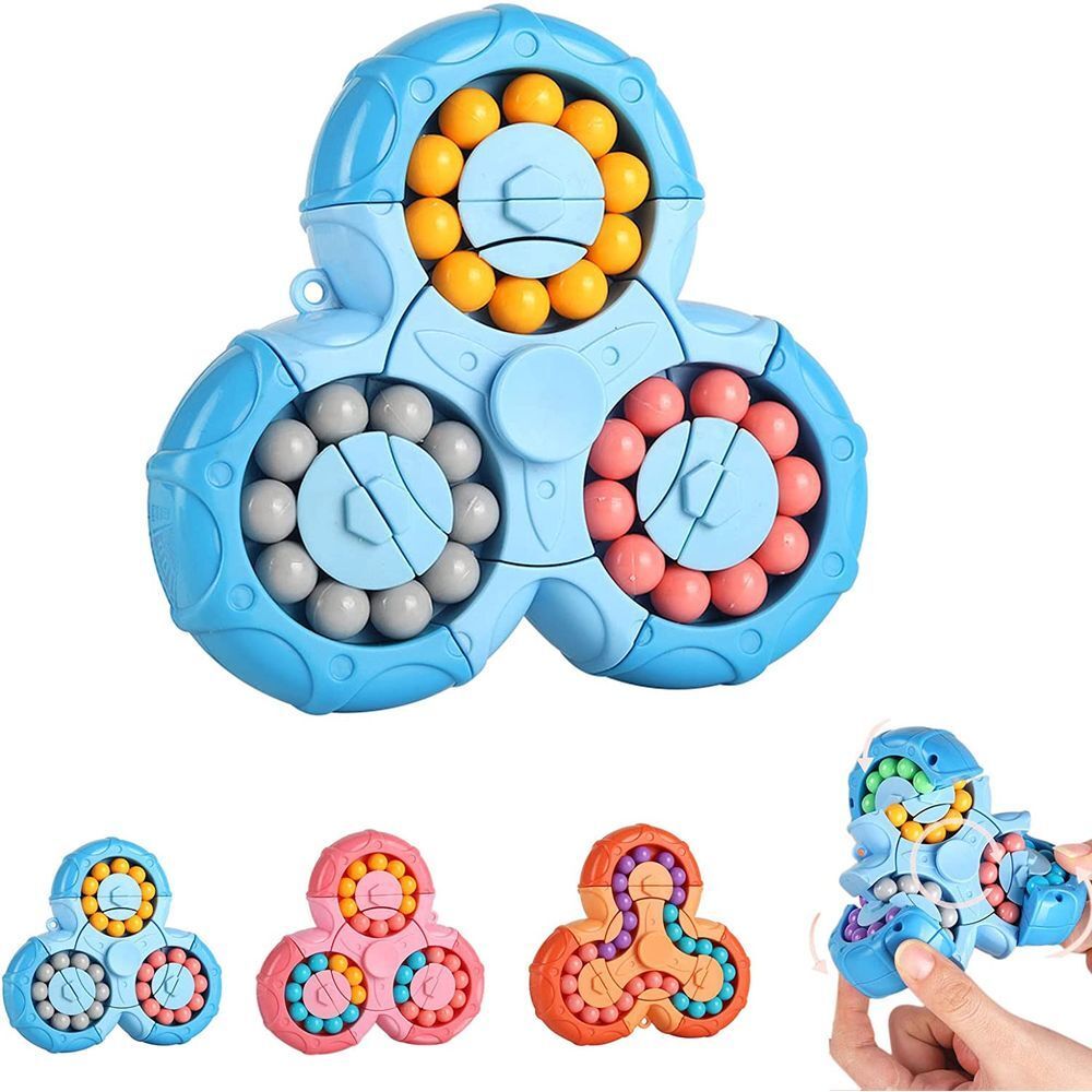 aquatide Magic Bean Cube Fidget Spinner Triangle Puzzle Toy Stress Relief for Kids Adults-picture-19