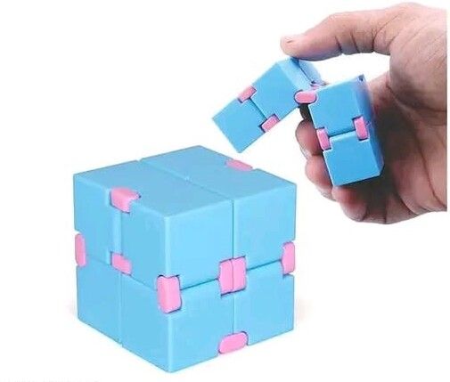 pluspicks Infinity Cube Fidget Toy, Sensory Folding Puzzle for Focus & Stress Relief-picture-12
