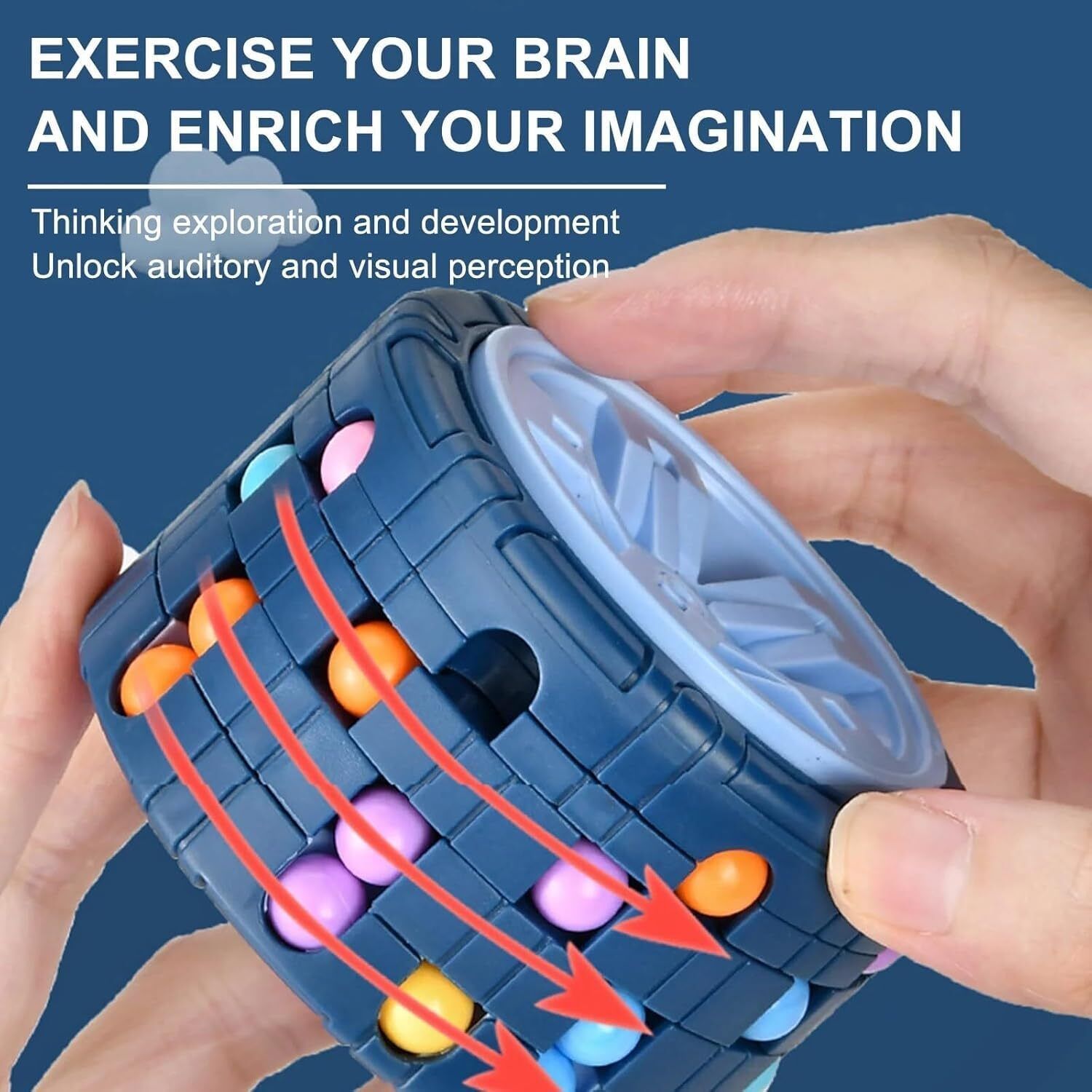 Puzzle Cube Toy for Kids & Adults, Brain Teaser Puzzle Game, Fidget Cube, Gift-image-27