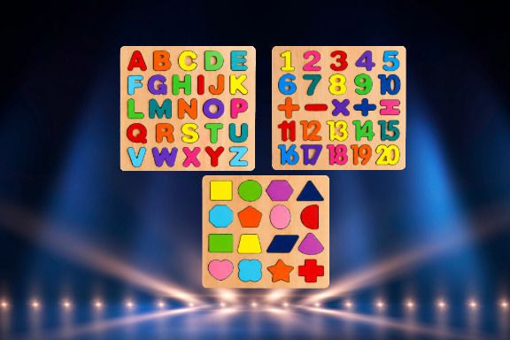 Kids Wooden Puzzle Combo Set AWP681-image-42