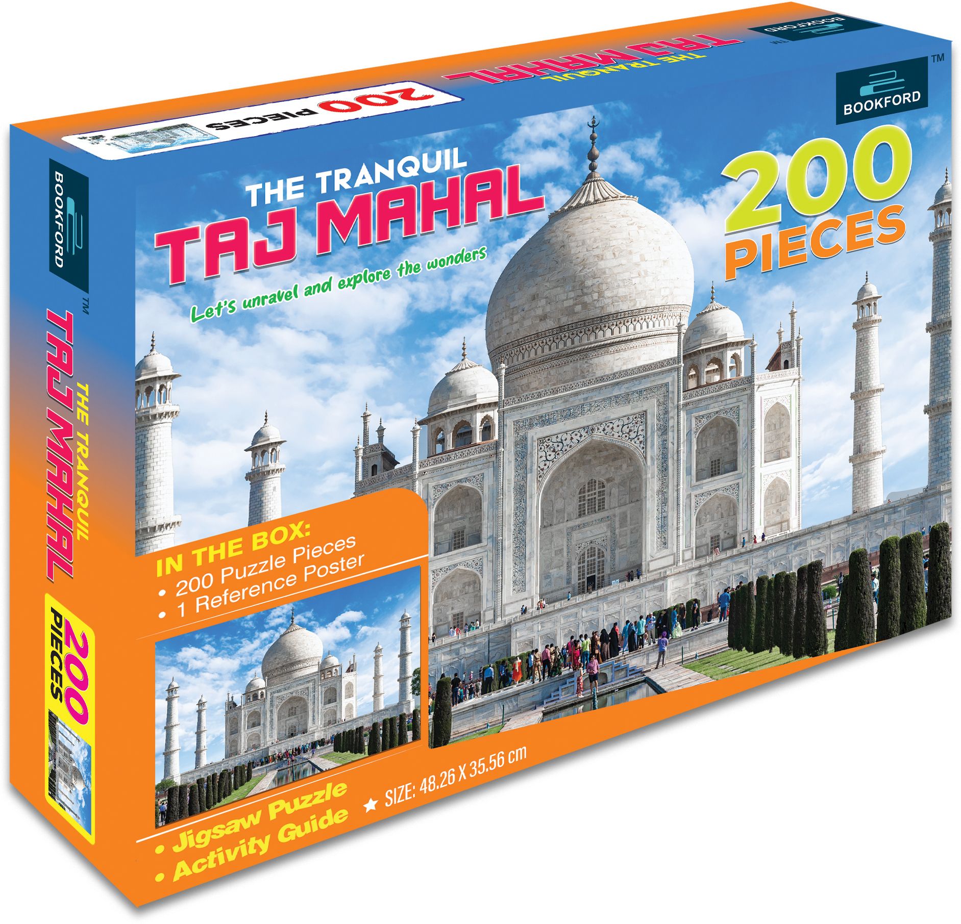 The Tranquil Taj Mahal Jigsaw Puzzle Game & Fun and Learning