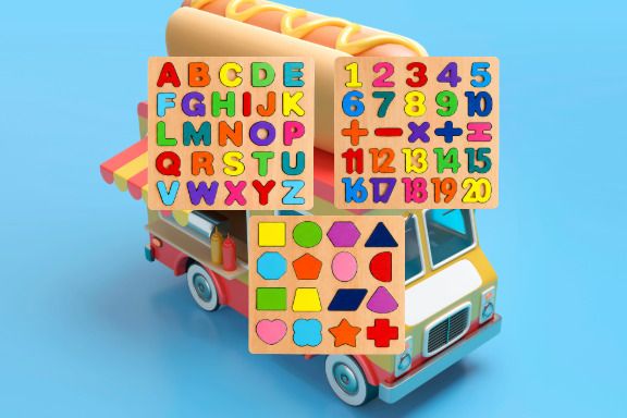 Kids Wooden Puzzle Combo Set AWP636-image-29