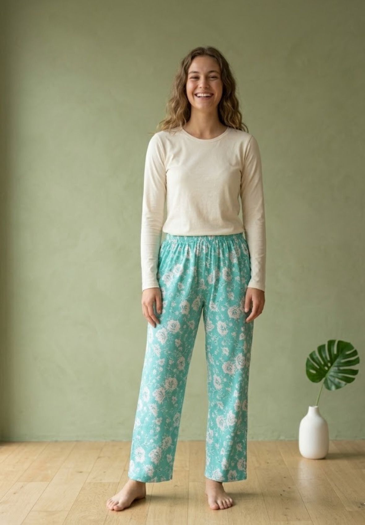 dheer Pure cotton payjama Women Pyjama-picture-1